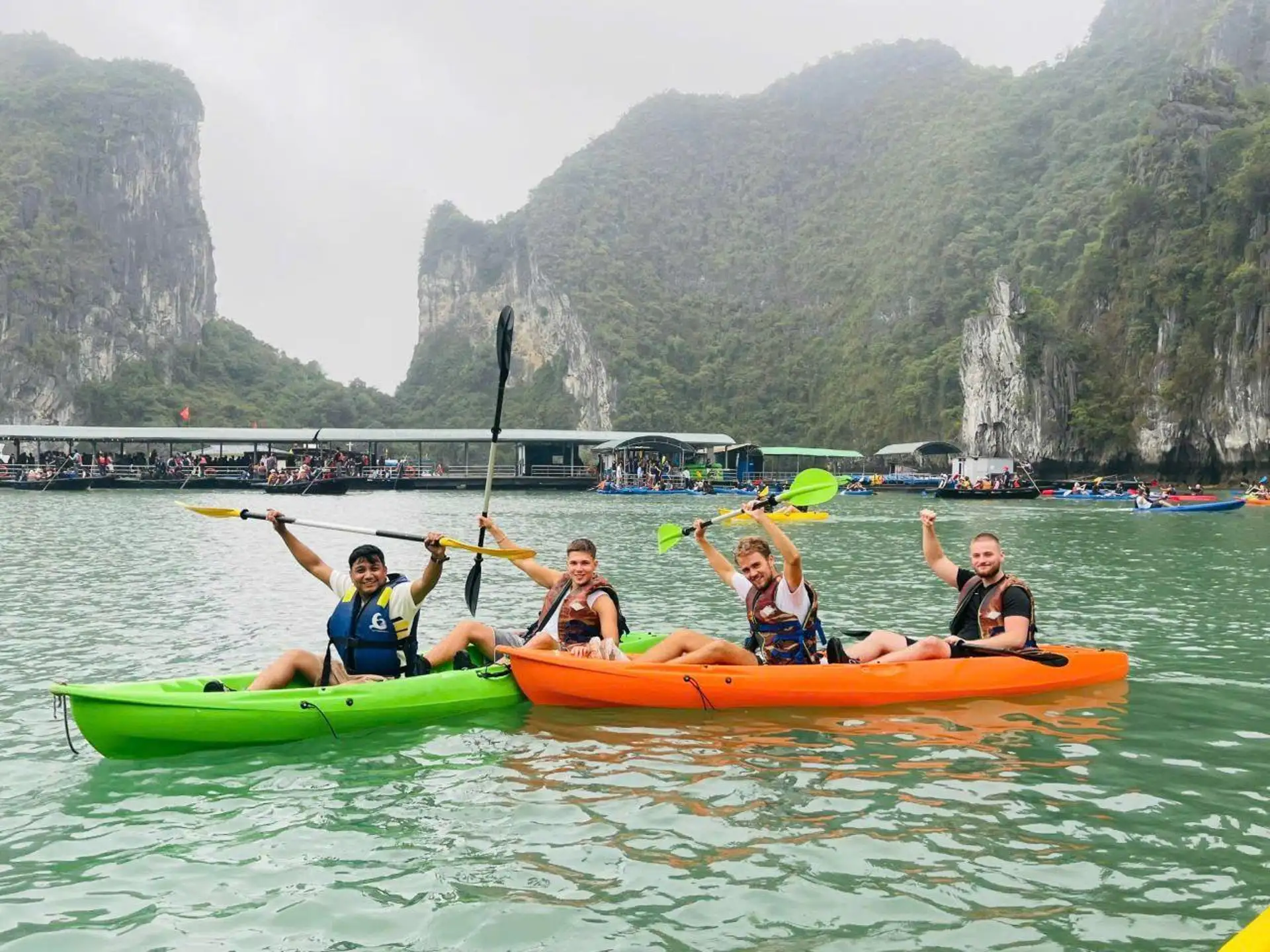 Hanoi Ha Long Bay Day Cruise Swimming Meal Kayaking